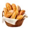 ai-generated-bread-in-basket-isolated-on-transparent-background-free-png